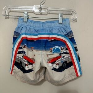 SUNDEK Boys Malibú Pier Swim shorts Size 6 Elastic Waist